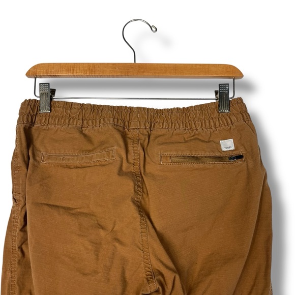 Vuori Ripstop Drawstring Pull On Pants XS Pockets Tan Brown VW450 - Picture 7 of 15